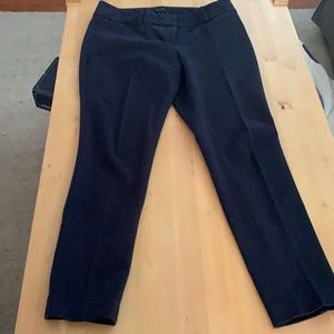 ann taylor black skinny suit pants